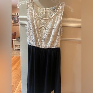Speechless Size XS Black & Cream Dress!  So cute!!!